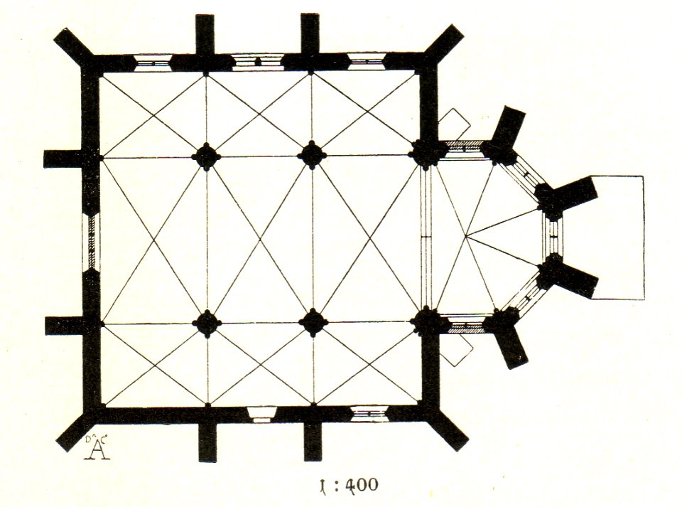 Stromberg Heilig Kreuz Grundriss 1897