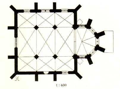 Stromberg Heilig Kreuz Grundriss 1897