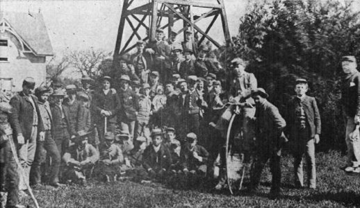 Students at St. Matthews Military Academy, c. 1885