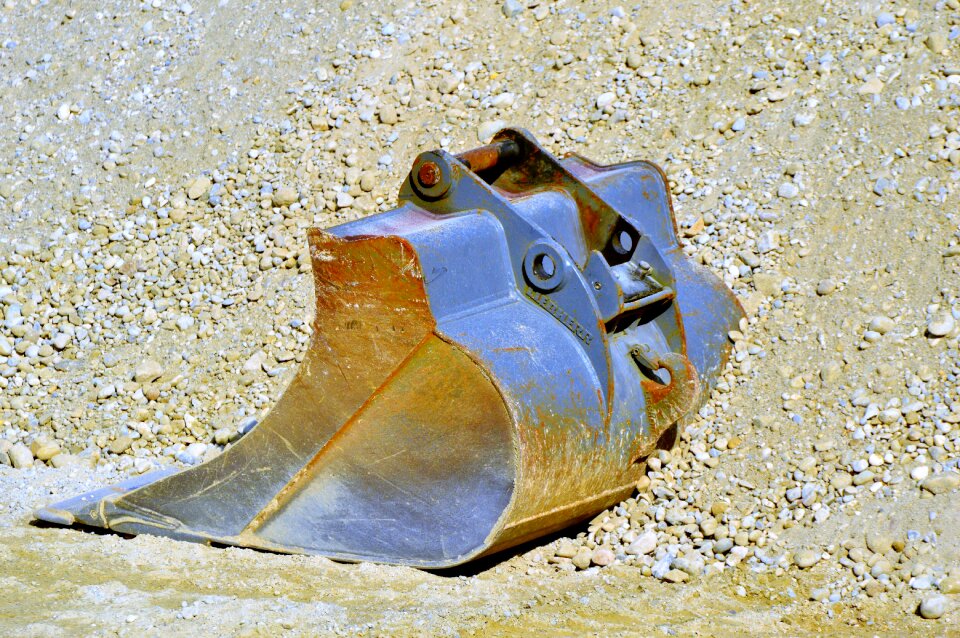Construction machine excavator buckets metal