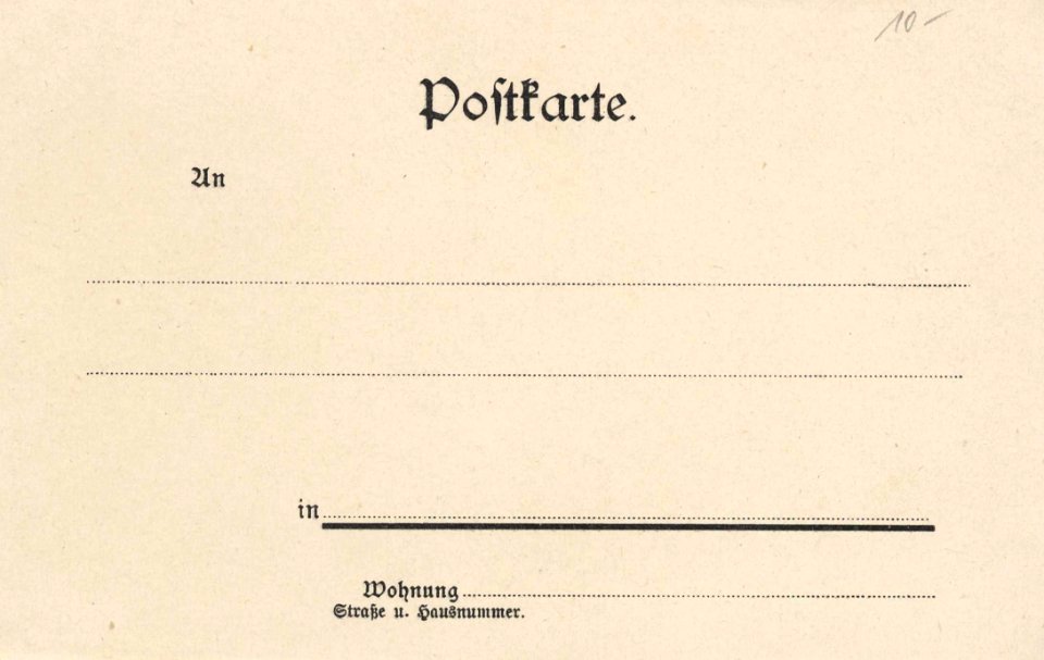 Stuttgart, Baden-Württemberg - Denkmal Kaiser Wilhelm I. (back) (Zeno Ansichtskarten)