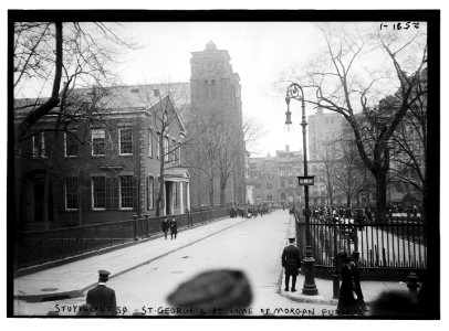 Stuyvesant Sq. - St. George's at time of Morgan funeral LCCN2014691648