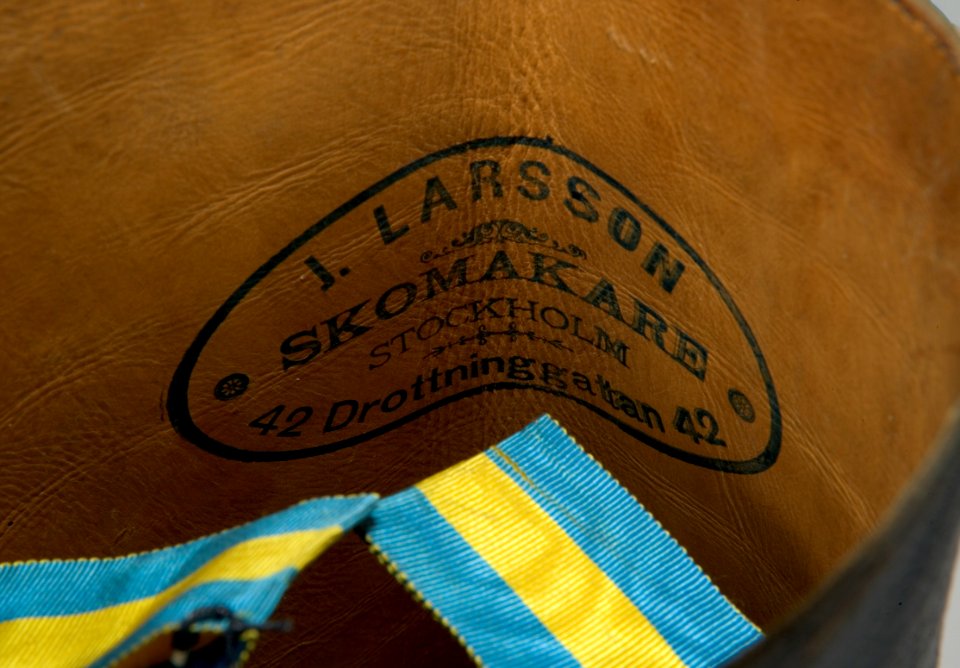 Stämpel i stövel - Livrustkammaren - 57668