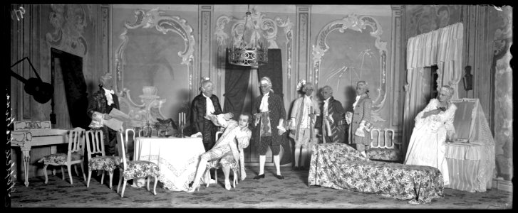 Stövlett-Kathrine, Wilhelm Högstedts sällskap 1917. Föreställningsbild - SMV - WH002