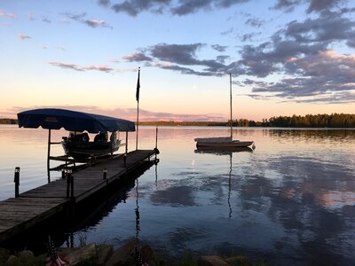 Lake water boat