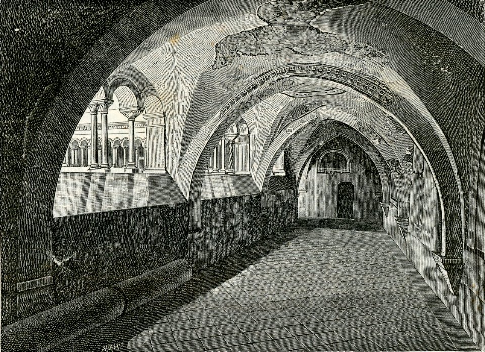 Subiaco Chiostro della chiesa di Santa Scolastica 2