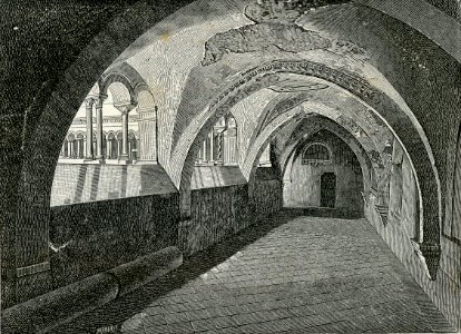 Subiaco Chiostro della chiesa di Santa Scolastica 2