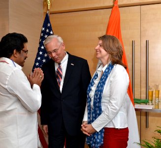 Su. Thirunavukkarasar at U.S. Consulate Chennai Jennifer to celebrate America’s 236th birthday in Chennai on July 03, 2012