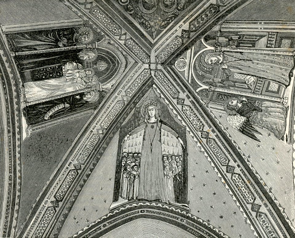 Subiaco Volta della chiesa del S Speco