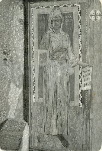 Subiaco ritratto di San Francesco affresco nella chiesa del S Speco