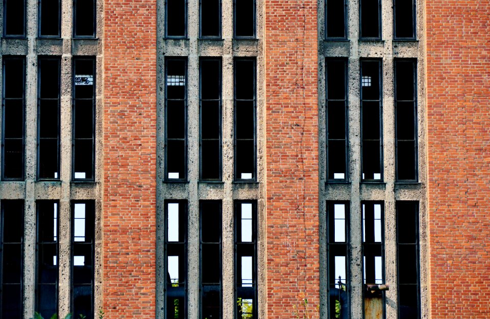 Building old factory industrial building
