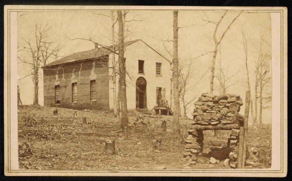 Sudley Church, Bull Run, used as a hospital during the battle LCCN2016651690