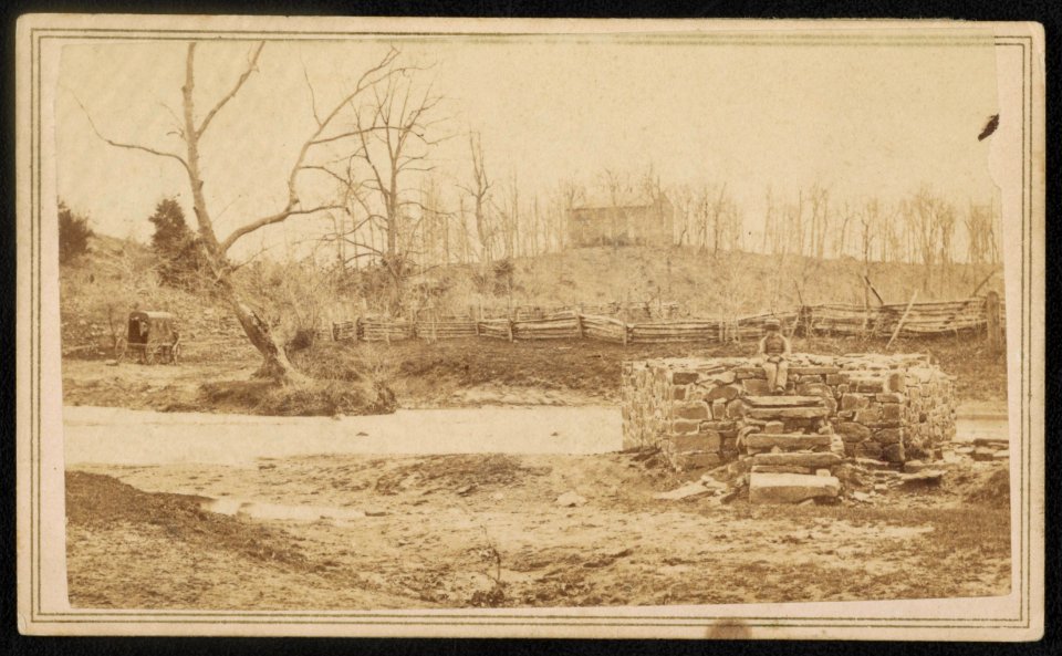 Sudley Ford and Church, Bull Run, where General McDowell crossed with Hunter's column to turn the extreme left of the enemy's position LCCN2016651686