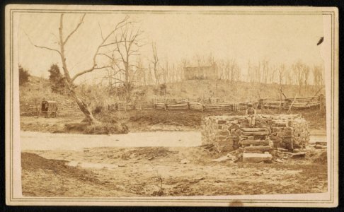 Sudley Ford and Church, Bull Run, where General McDowell crossed with Hunter's column to turn the extreme left of the enemy's position LCCN2016651686