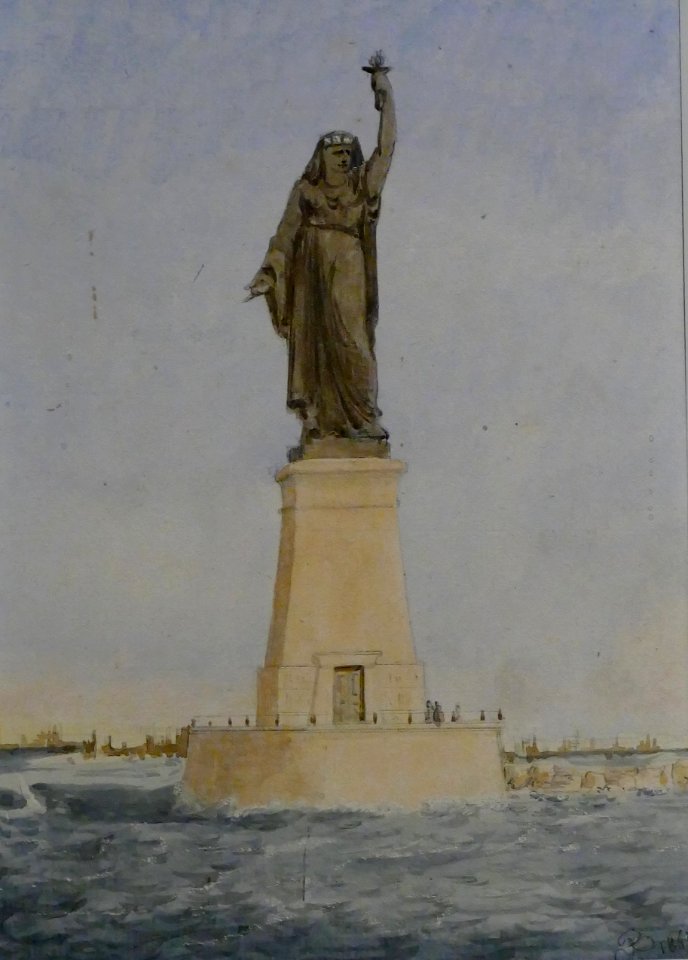 Suez projet Auguste Bartholdi