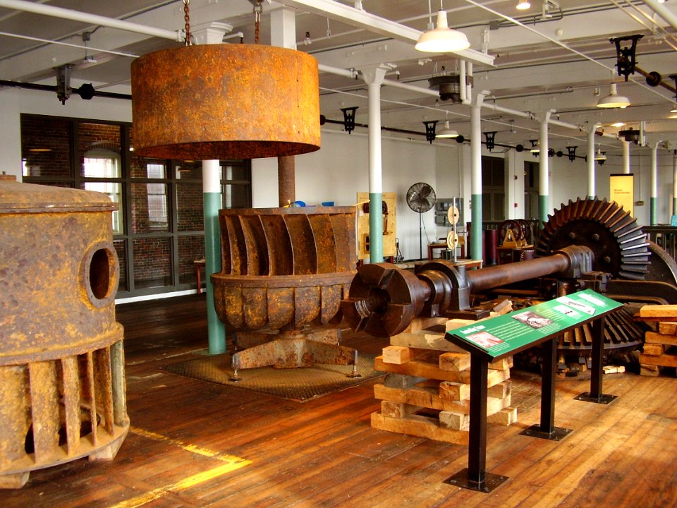 Suffolk mill turbine exhibit