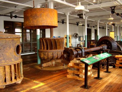 Suffolk mill turbine exhibit