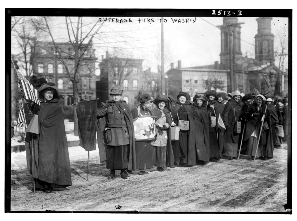 Suffrage hike to Wash. LCCN2014691704