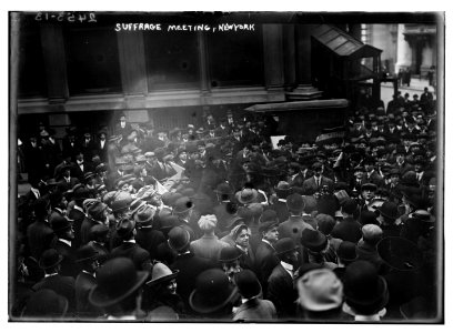 Suffrage meeting, New York LCCN2014690899
