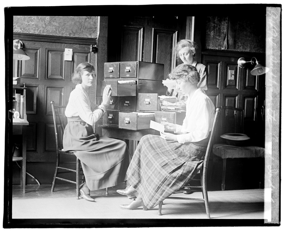 Suffragette card index LCCN2016828583