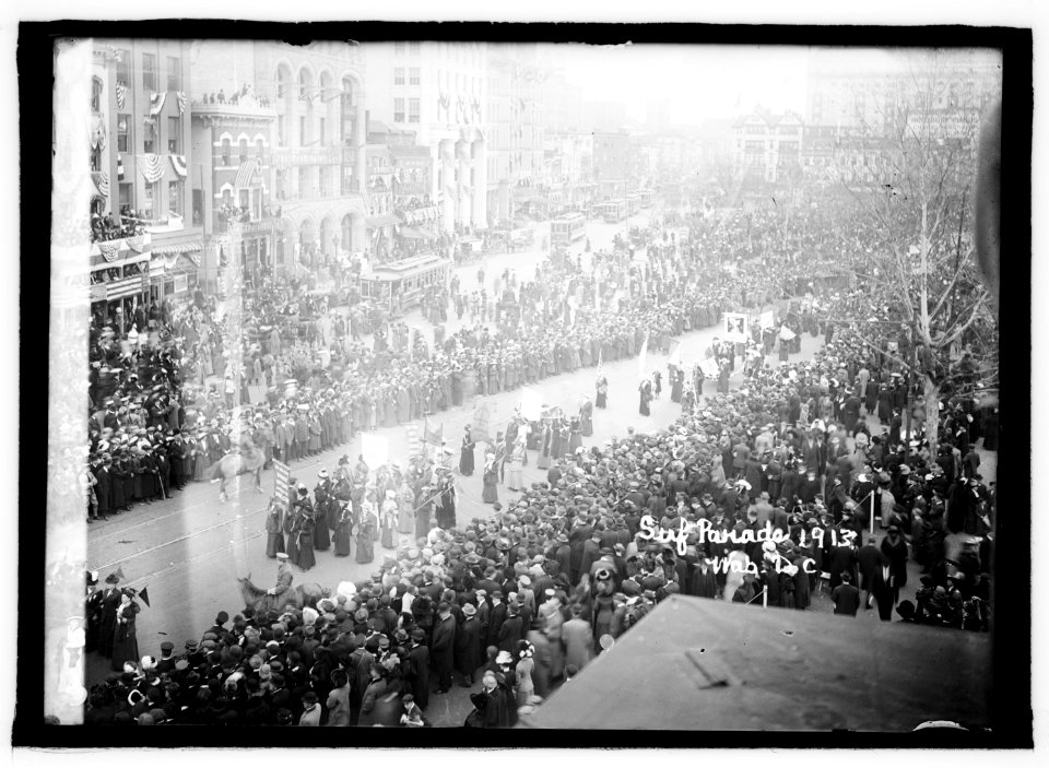 Suffrage parade, Mch. 3-13 LCCN2016844710
