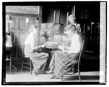 Suffragette card index LCCN2016828582