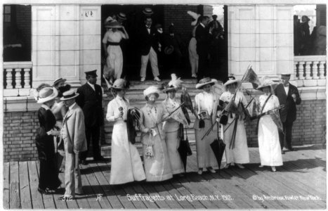 Suffragettes at Long Beach, N.Y., 1912 LCCN2005693329