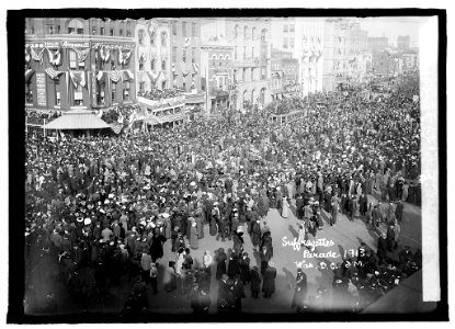 Suffrage parade, Mch. 3-1913 LCCN2016844711