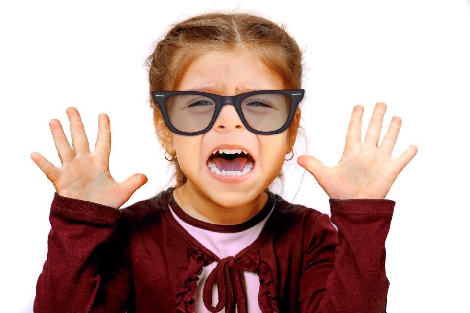 Bad defense eyeglass frame