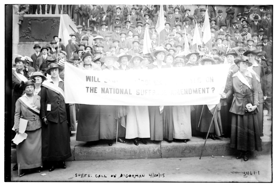 Suffs (i.e., suffragettes) call on O'Gorman, 4-30-15 LCCN2014698962