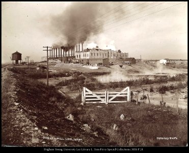 Sugar Cos. Mill, Lehi, Utah. C.R. Savage, Photo. photo