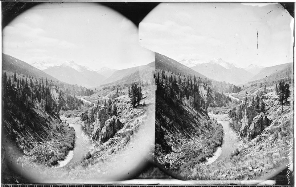 Sultan Mountains, from Arastra Gulch. Silverton Quadrangle. San Juan County, Colorado. - NARA - 517618