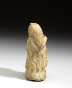 Sumerian - Headless Male Figures Wearing Kanaches - Walters 214 - Right Side