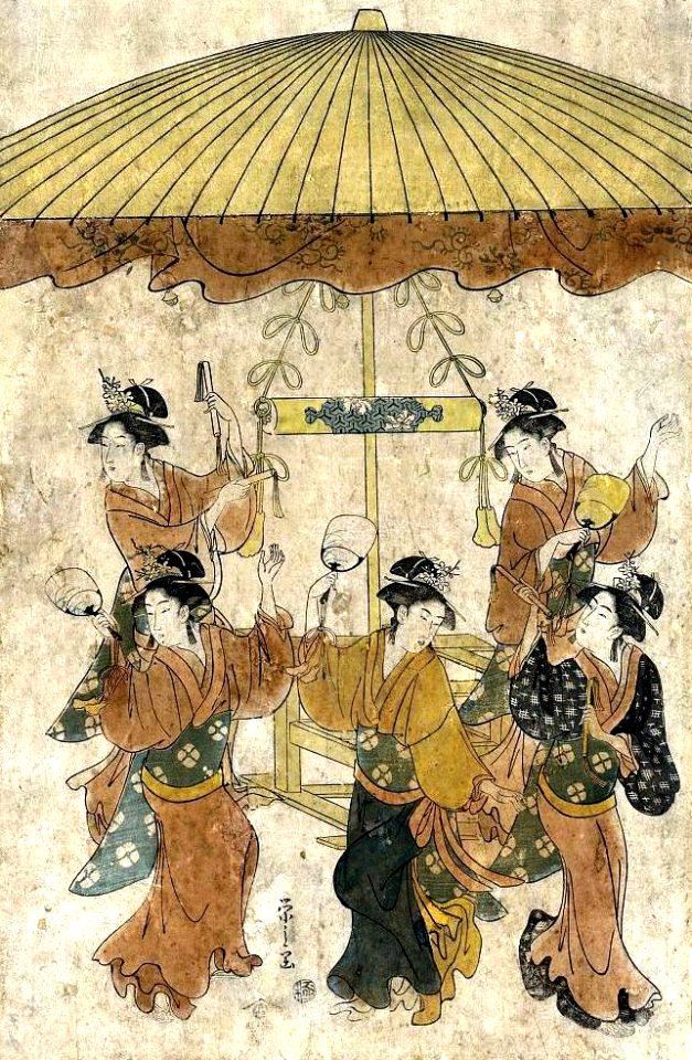 Sumiyoshi odori Hosoda Eishi