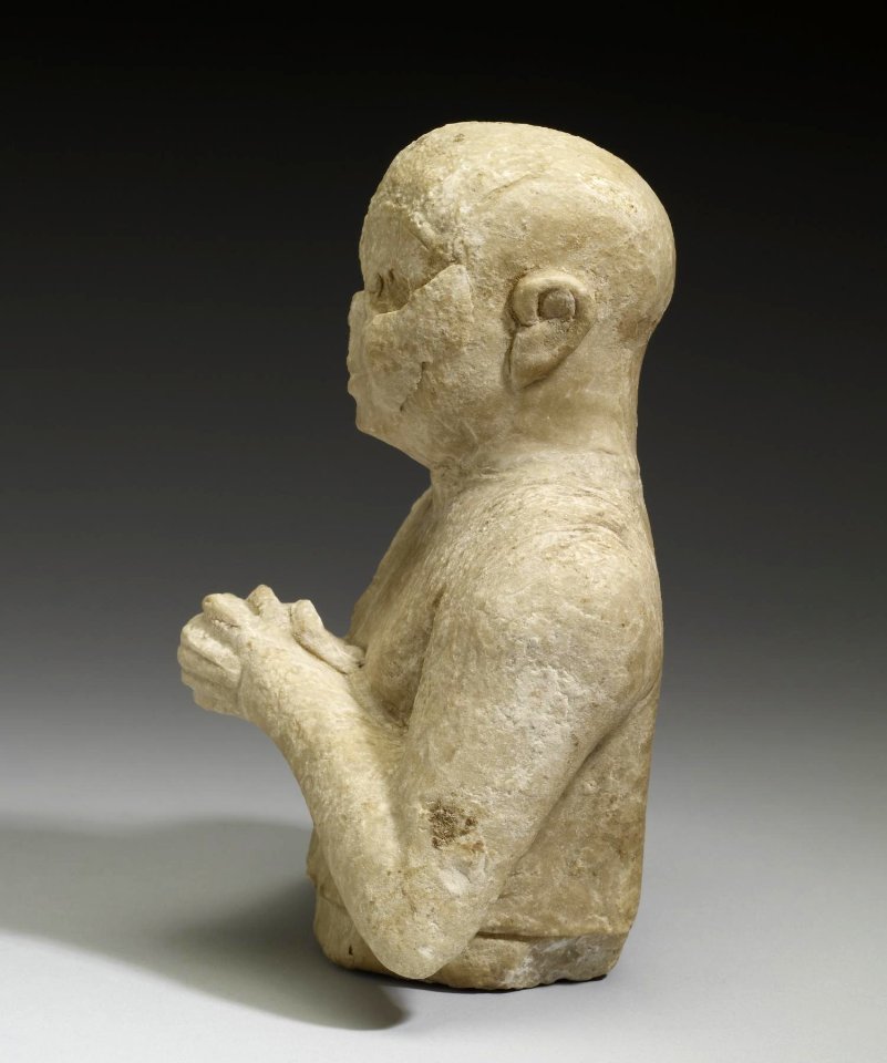 Sumerian - Male Worshiper - Walters 215 - Left Side