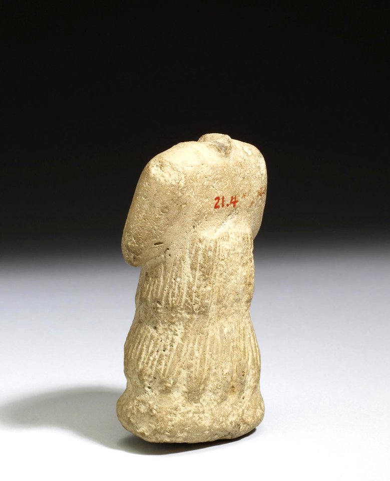 Sumerian - Headless Male Figures Wearing Kanaches - Walters 214 - 3 Back