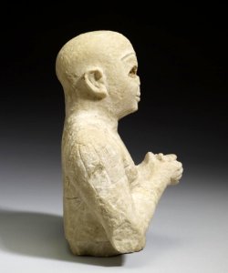 Sumerian - Male Worshiper - Walters 215 - Right Side