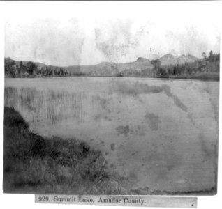 Summit Lake, Amador County LCCN2002723062
