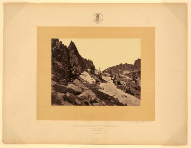 Summit of Wahsatch Range, Utah (Lone Peak) - T. H. O'Sullivan, phot. LCCN2005691630