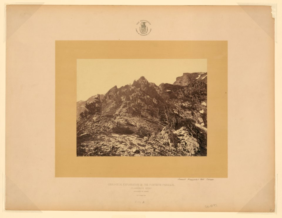 Summit, Humboldt Mts, Nevada - T. H. O'Sullivan, phot. LCCN2006679211
