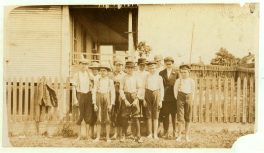 Sunday ball game. All work, (a help) in Laurel (Miss.) Cotton Mill. LOC nclc.02033