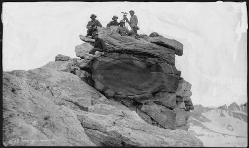 Summit of Fremont's Peak. Fremont County, Wyoming - NARA - 517207