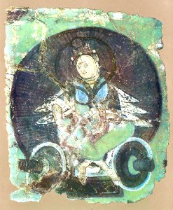 Sun God on his chariot, Kumtura, Cave 23