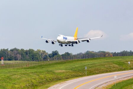 Airport aircraft jet