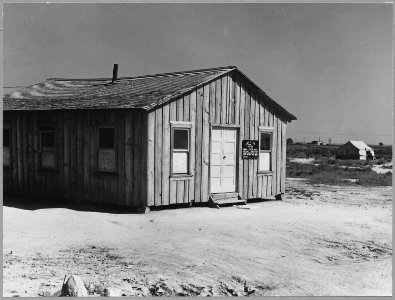 Sunset District, East Bakersfield, Kern County, California. Church of God in growing Negro settlemen . . . - NARA - 521668