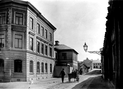 Sundsvall stads arbetsinrättning, från gränden - Nordiska Museet - NMA.0033293