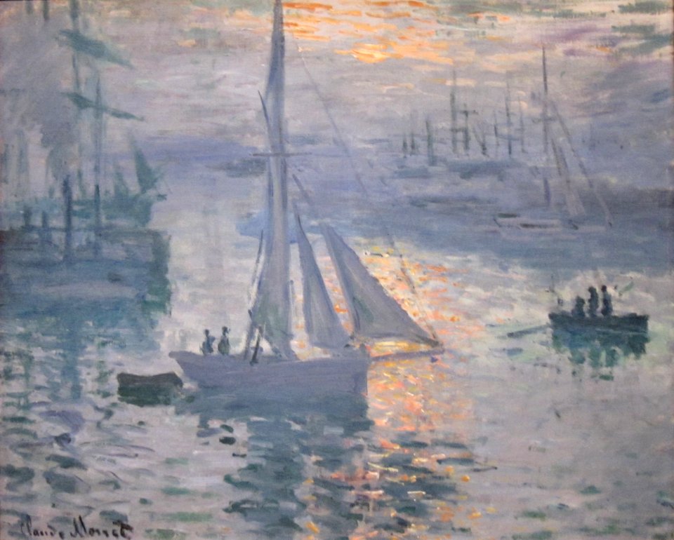 Sunrise by Claude Monet, 1873, Getty Center