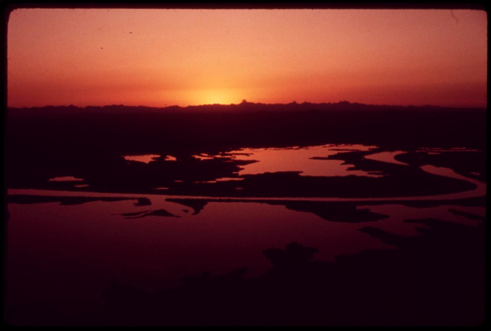 Sunrise-over-the-lower-colorado-river-near-the-intersection-of-the-california-mexico-and-arizona-borders-may-1972 6990316898 o