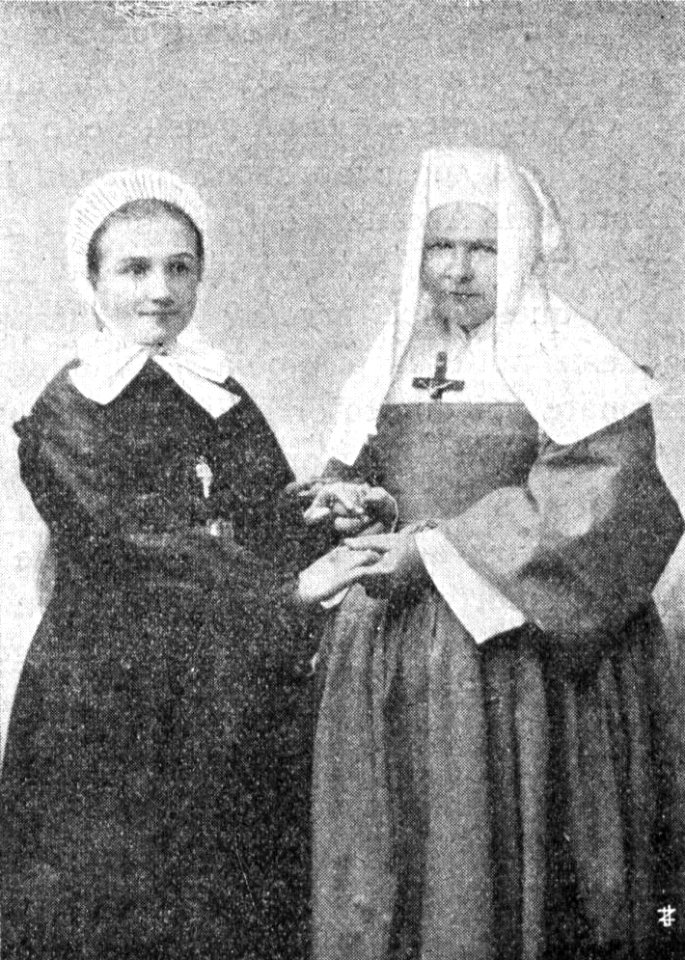 Suor Sainte Marguerite e Marie Heurtin, ante 1910 - Archivio Meraviglioso ICM BC1910n29f1