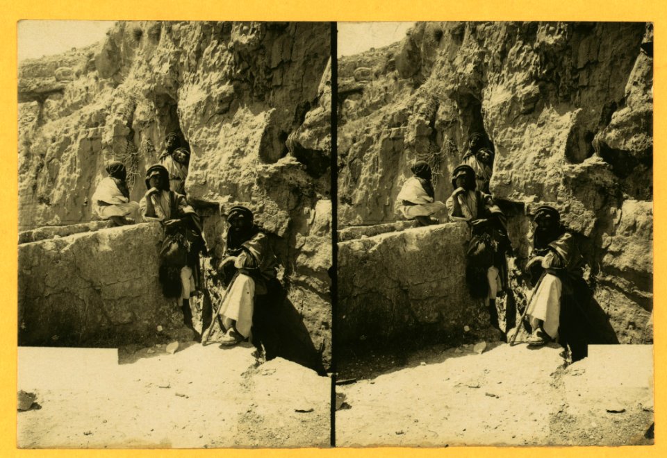 Supposed entrance to Adullam's Cave - Palestine LCCN2004672903